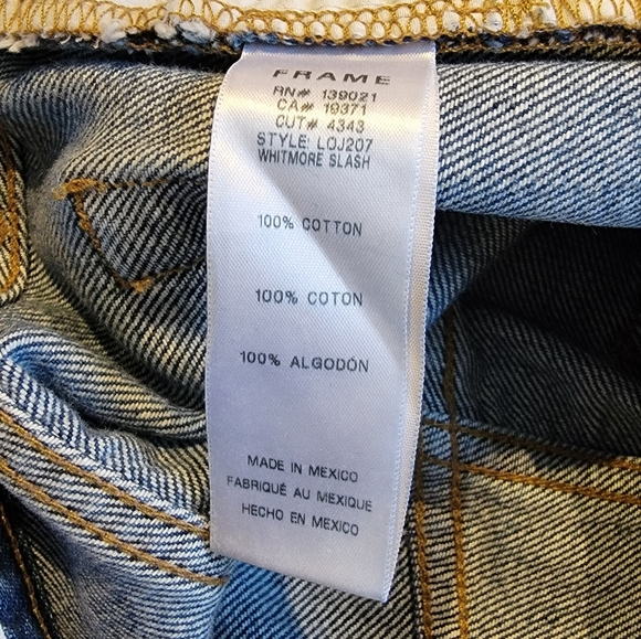 Frame Le Original Whitmore slash jeans button fly - Picture 7 of 10
